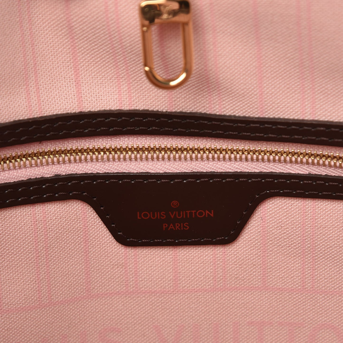 Damier Ebene Neo Neverfull MM Rose Ballerine