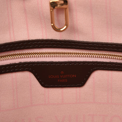 Louis Vuitton Damier Ebene Neo Neverfull MM Rose Ballerine 6 of 11