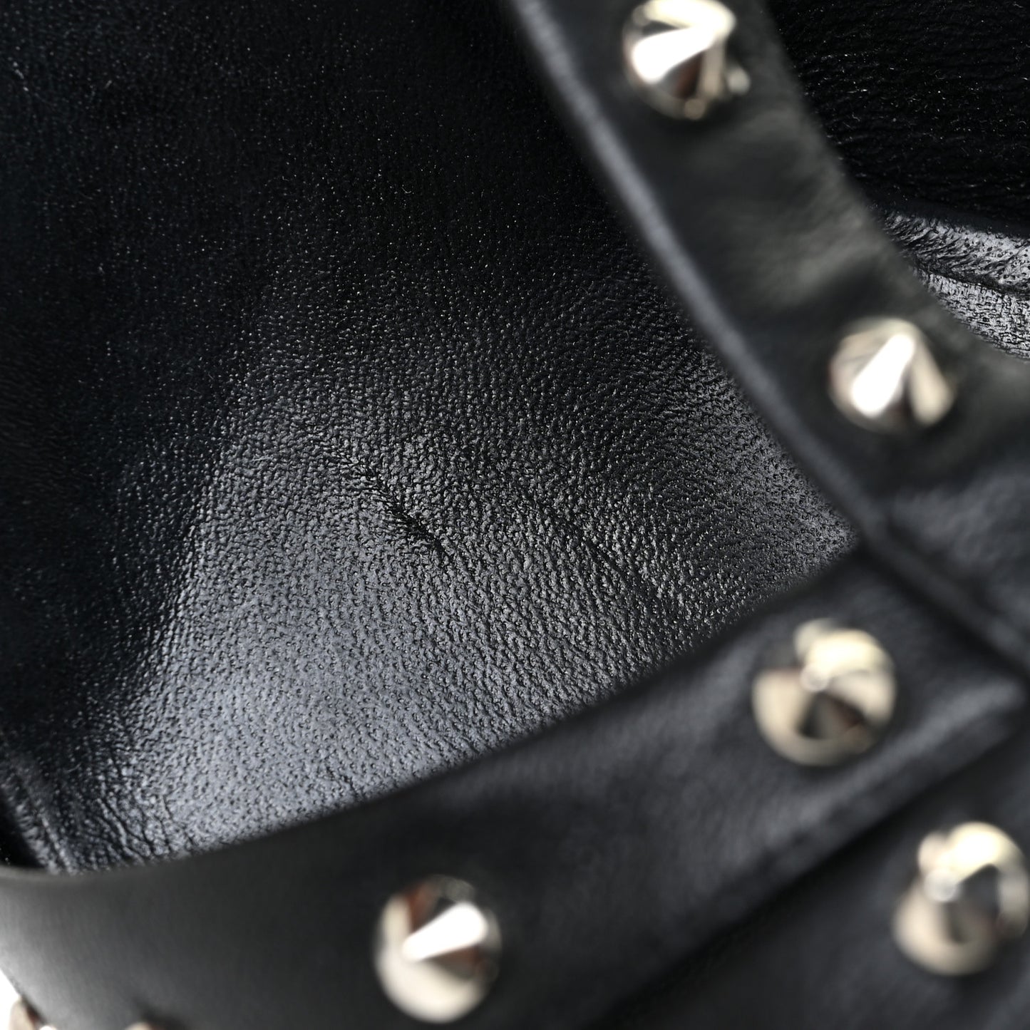 Nappa Studded Melville Sandals 37.5 Black