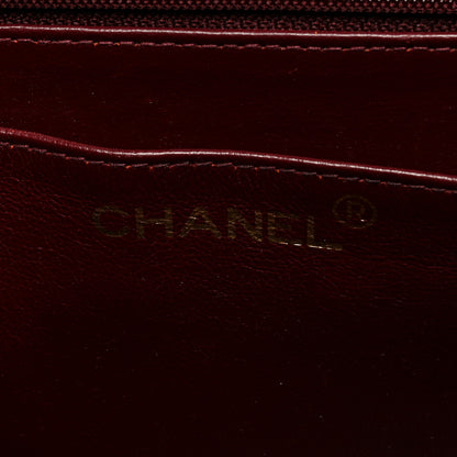 Chanel Lambskin Quilted XL Jumbo Single Flap Black 6 of 10