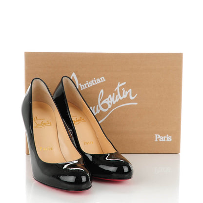 Christian Louboutin Patent Simple 100 Pumps 35 Black 8 of 8