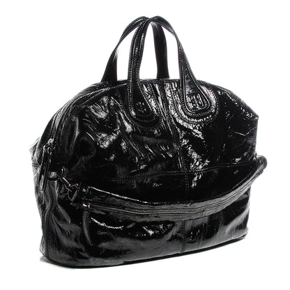 Givenchy Crinkled Patent Large Nightingale Black 3 of 7
