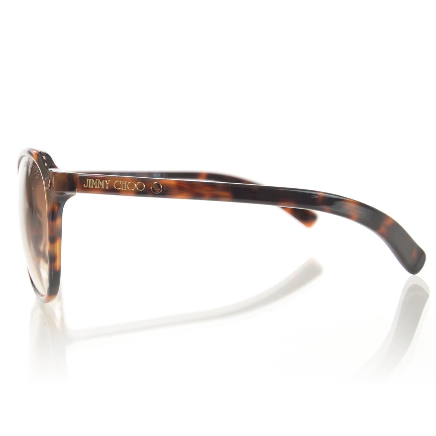 Jimmy Choo Tortoise Alison Sunglasses 3 of 7