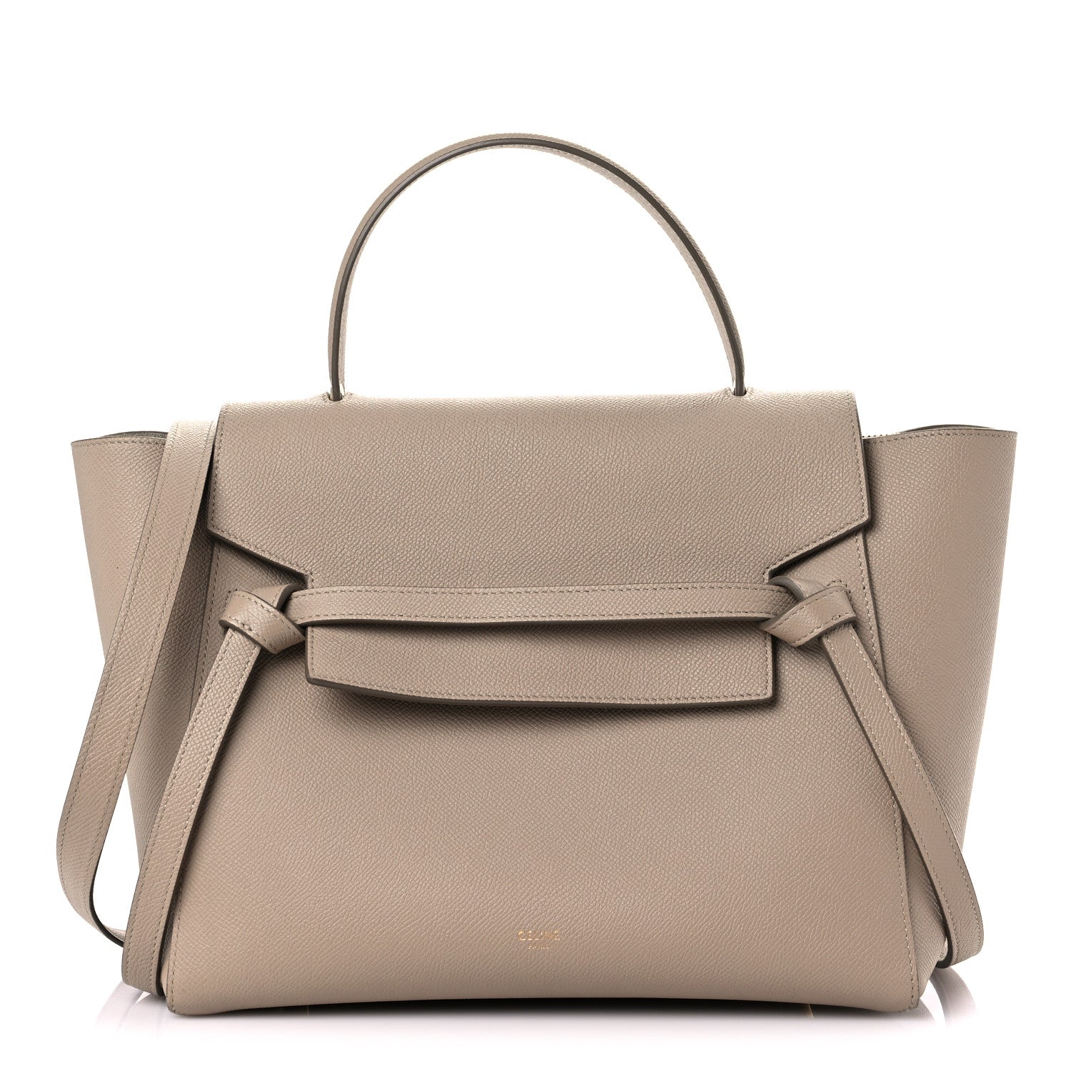 Celine Grained Calfskin Mini Belt Bag Light Taupe 1 of 14