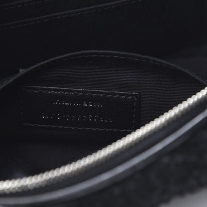 Saint Laurent Shearling Monogram Lou Belt Bag Black 7 of 10