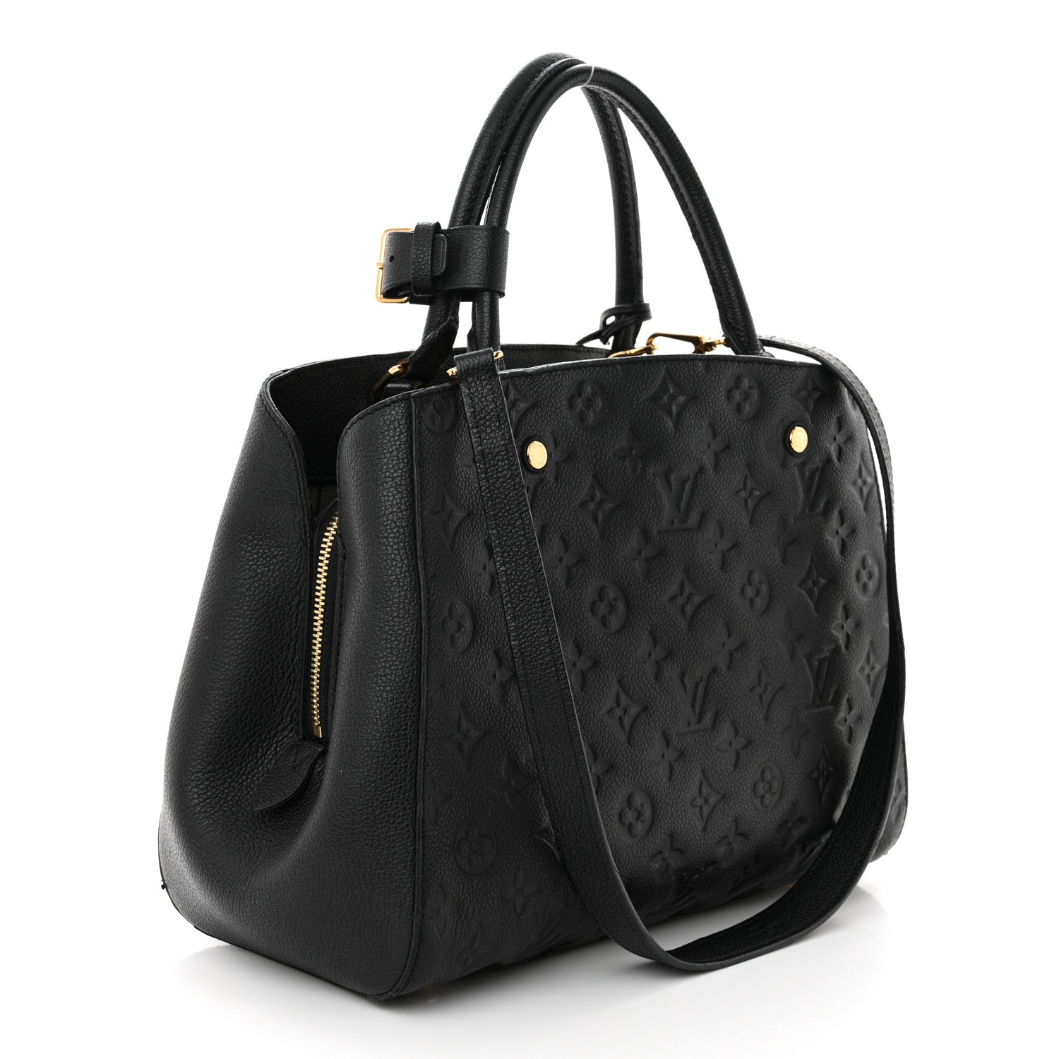 Louis Vuitton Empreinte Montaigne MM Black 3 of 11