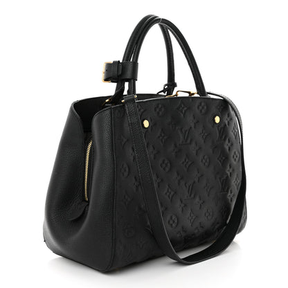 Louis Vuitton Empreinte Montaigne MM Black 3 of 11