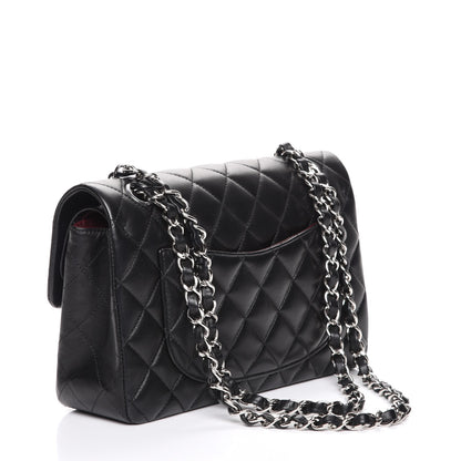 Chanel Lambskin Quilted Small Double Flap Black 3 of 7