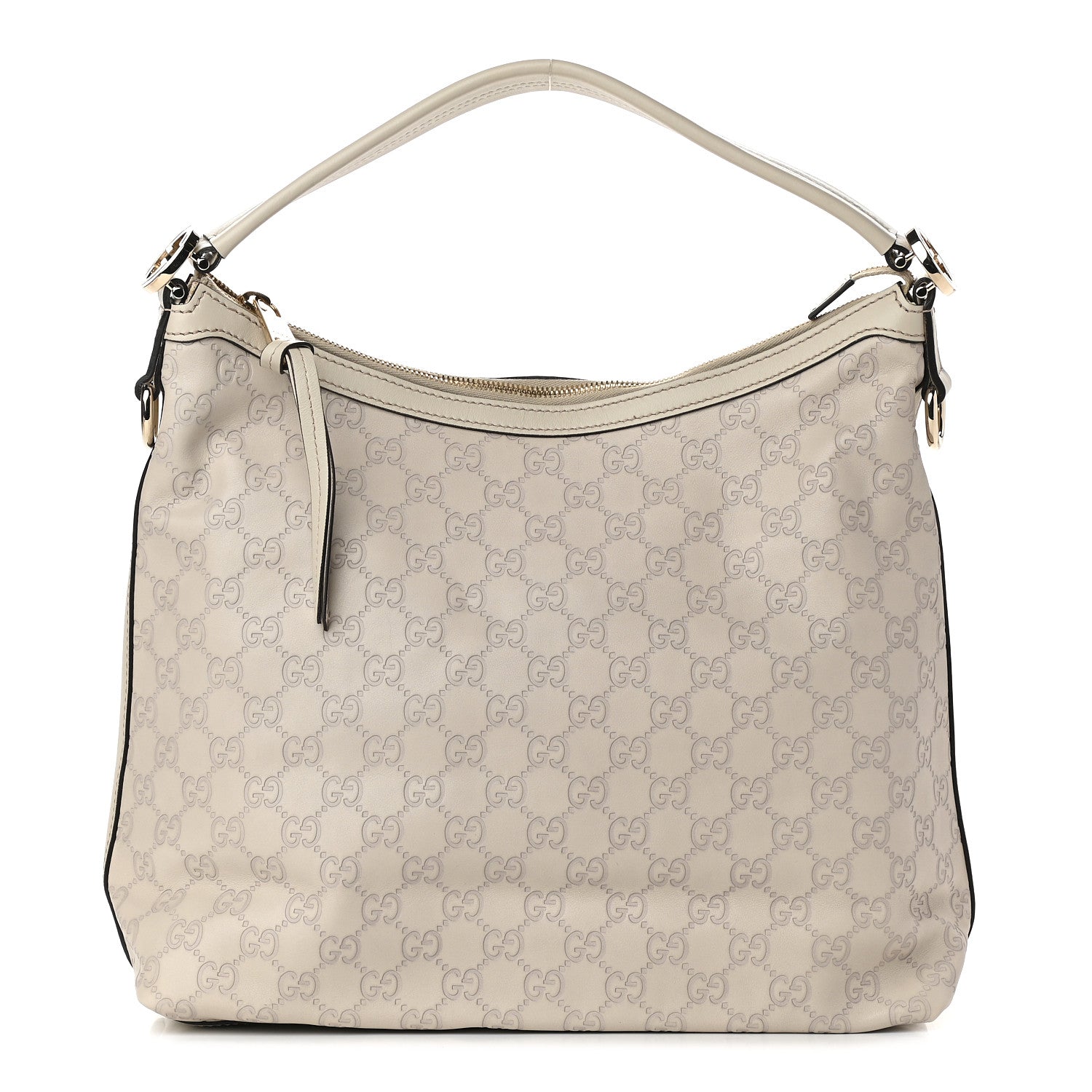 Gucci Guccissima Medium GG Twins Hobo Off White 1 of 10