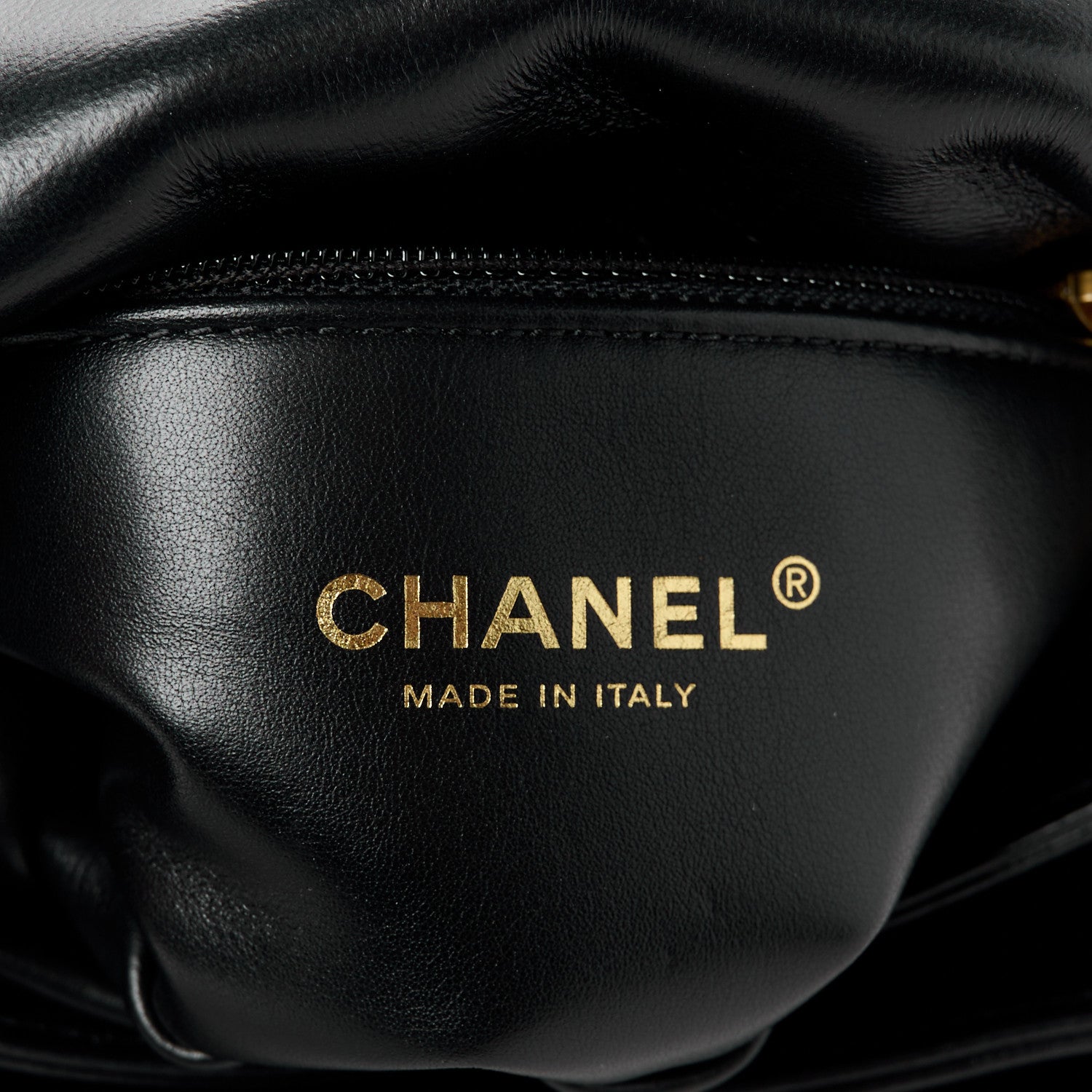 Chanel Lambskin Quilted Small Color Match Flap Black 6 of 10
