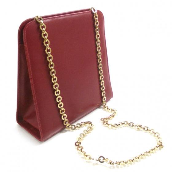 FASHIONPHILE SALVATOREFERRAGAMOLeatherEveningBagRed 3 of 9
