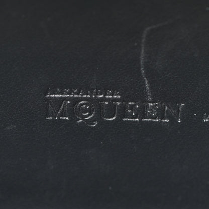 Alexander McQueen Calfskin Skull Box Clutch Black 6 of 9