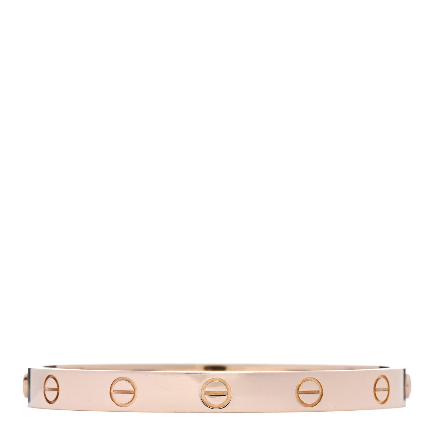18k Pink Gold Love Bracelet 16