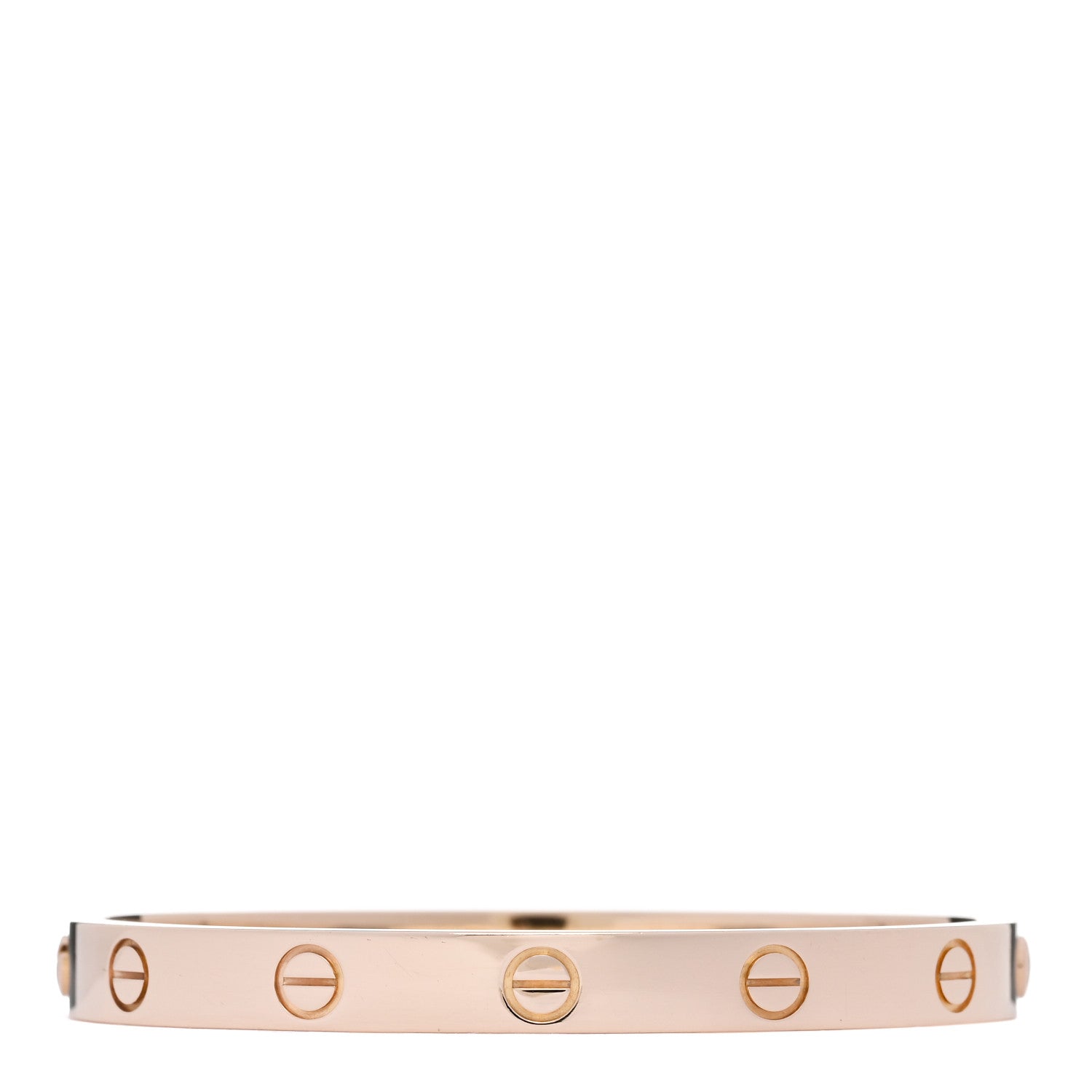 Cartier 18k Pink Gold Love Bracelet 16 1 of 8