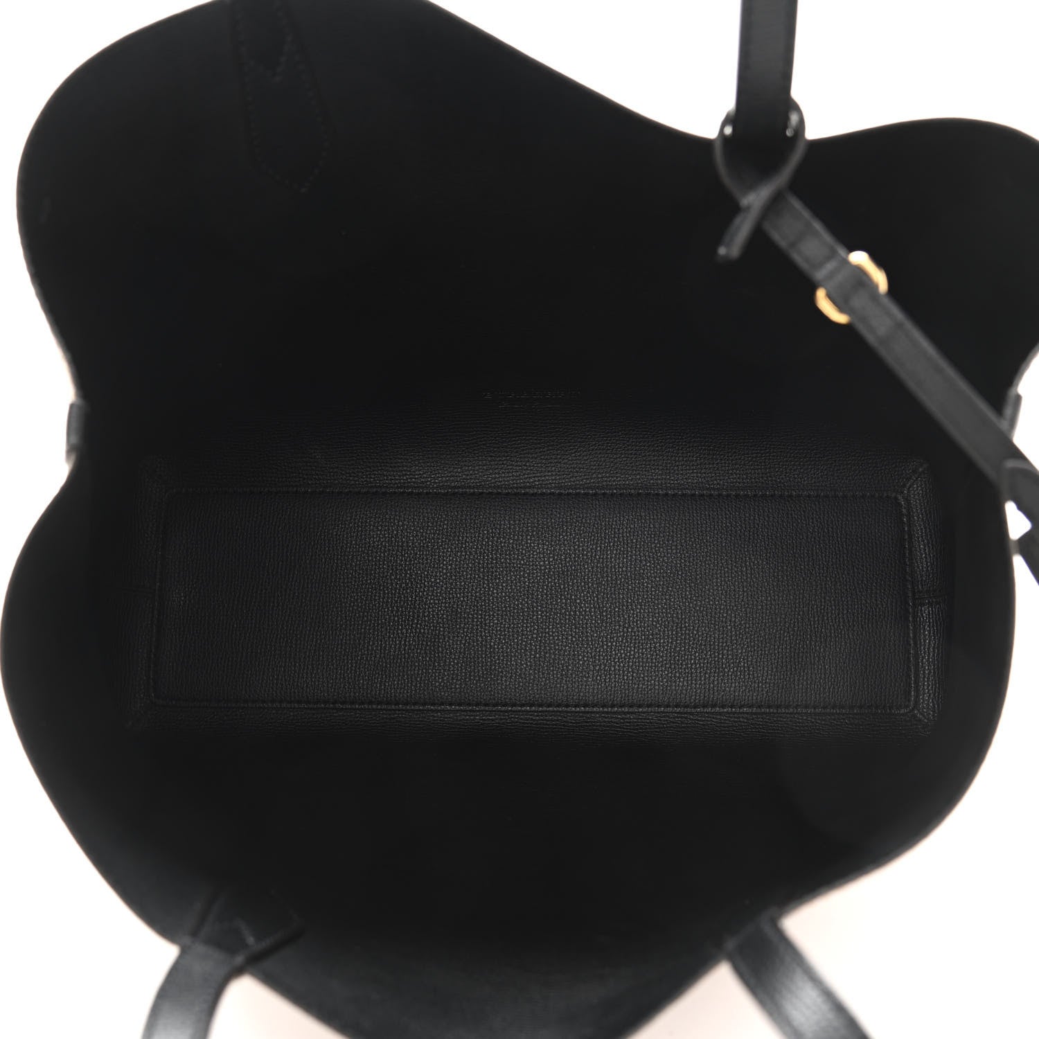 Burberry Grainy Calfskin Haymarket Check Medium Reversible Tote Black 18 of 22