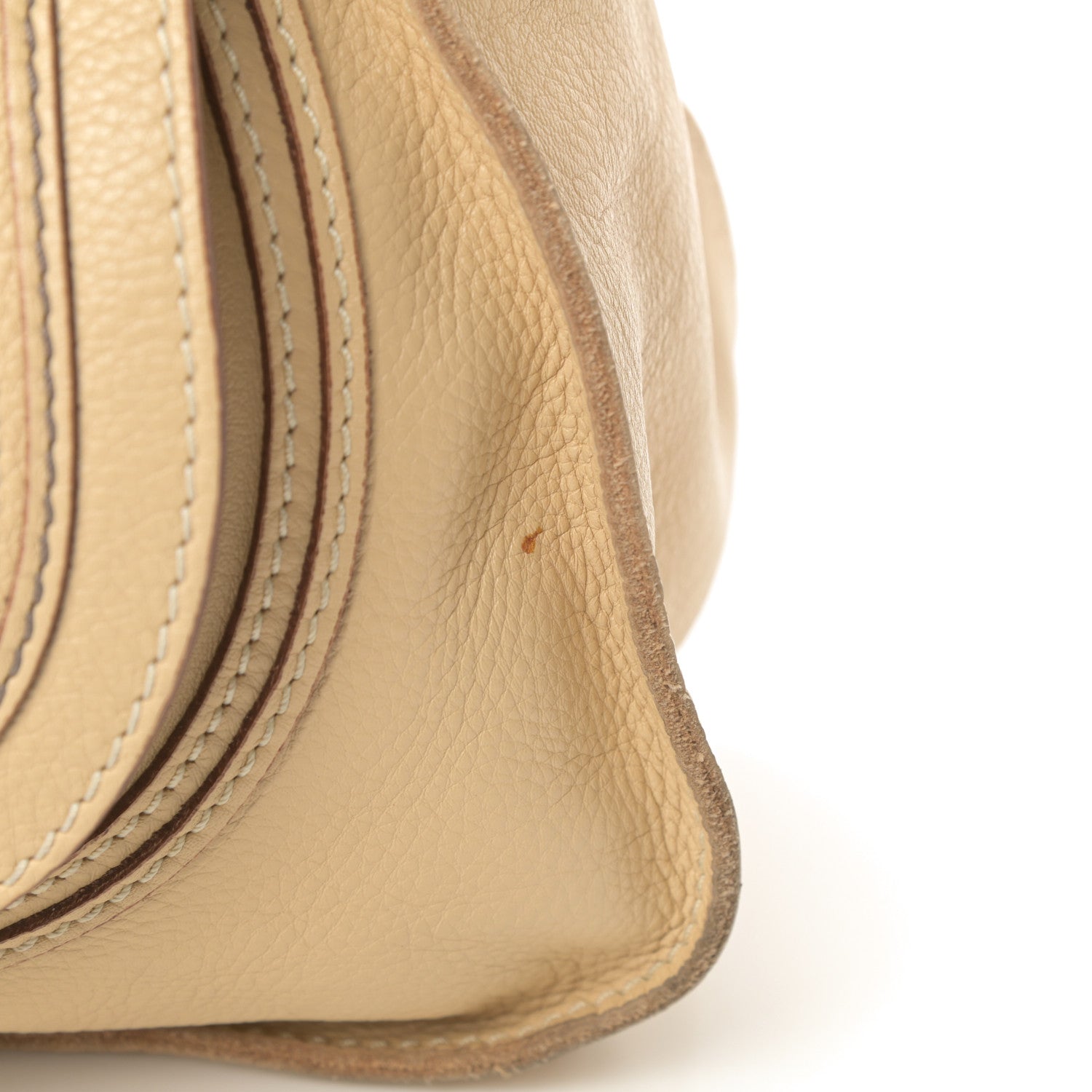 Chloe Calfskin Large Marcie Satchel Light Tan 16 of 17