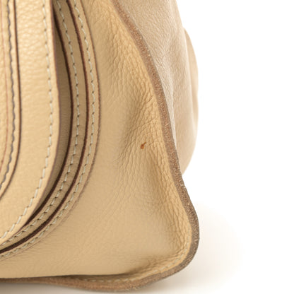 Chloe Calfskin Large Marcie Satchel Light Tan 16 of 17