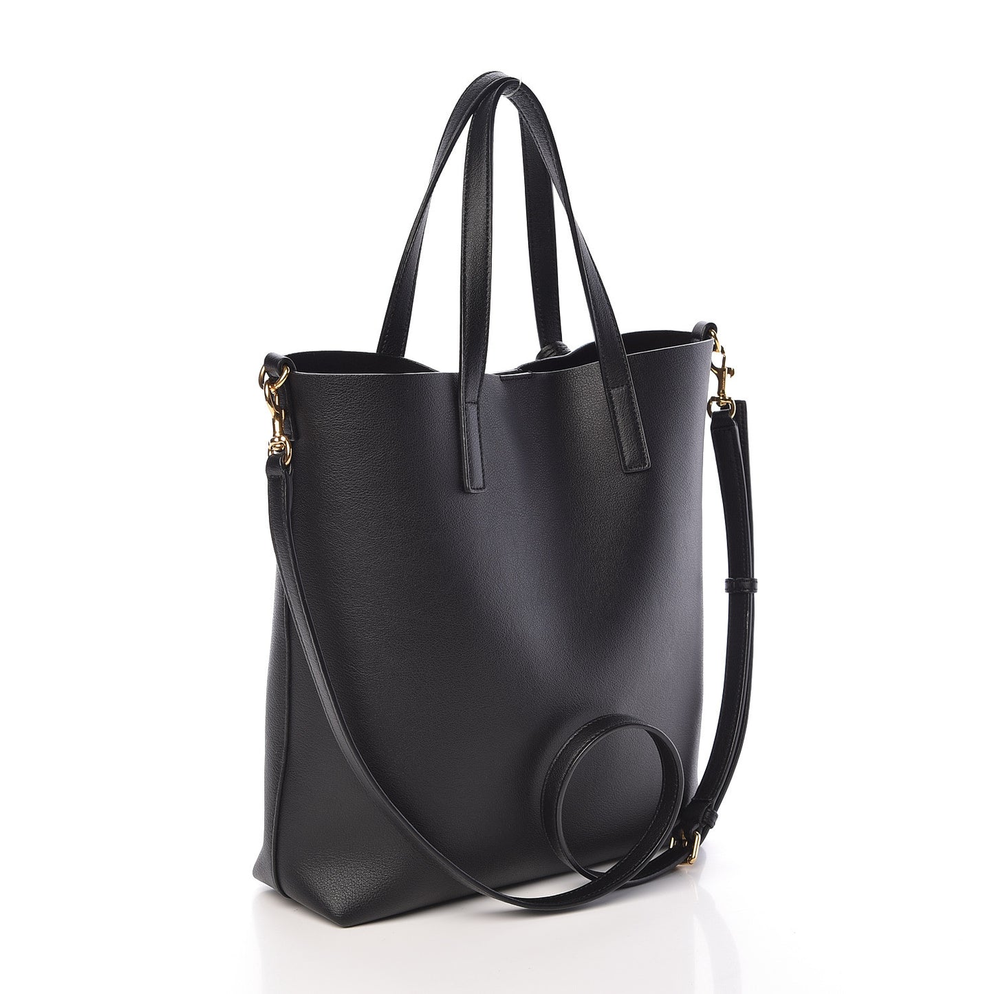 Calfskin Toy Shopping Tote Black