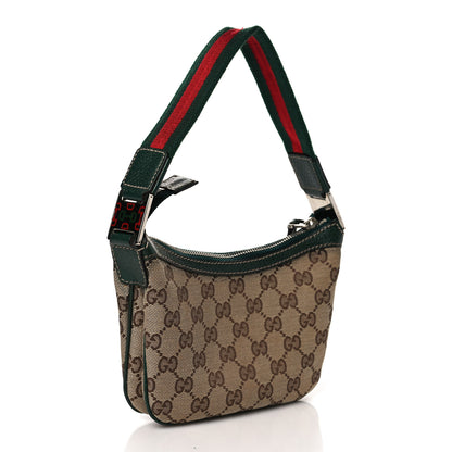 Gucci Monogram Web Mini Pop Hobo Green 3 of 9