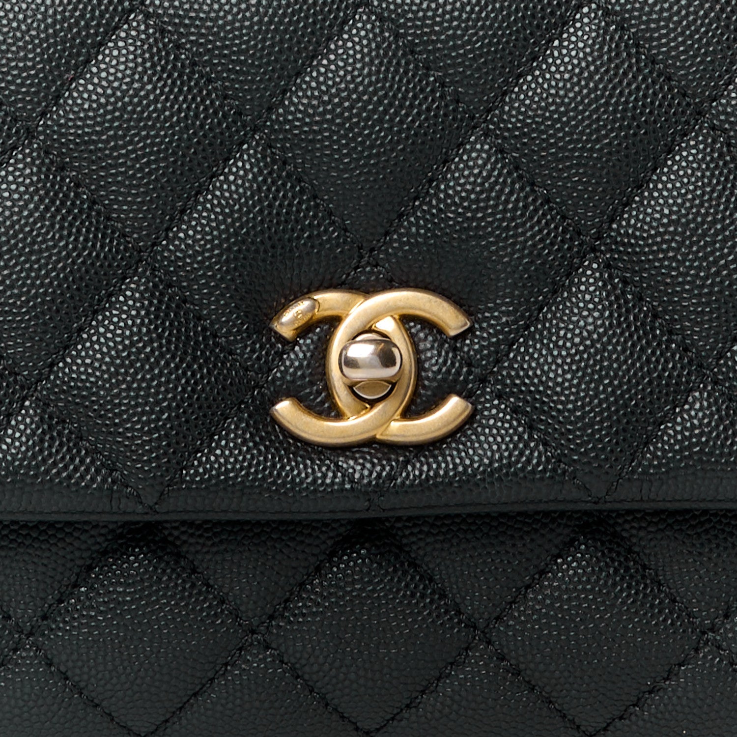 Chanel Caviar Quilted Mini Coco Handle Flap Black 9 of 15