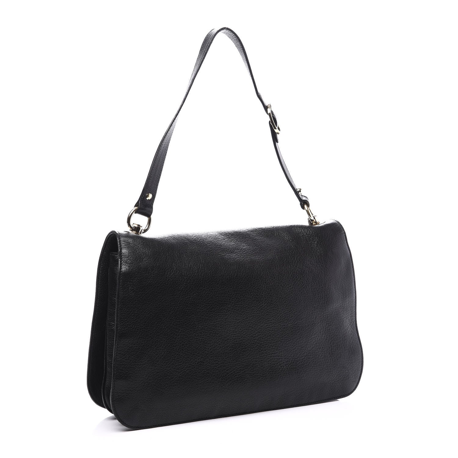 Gucci Calfskin Blondie Shoulder Flap Black 2 of 9