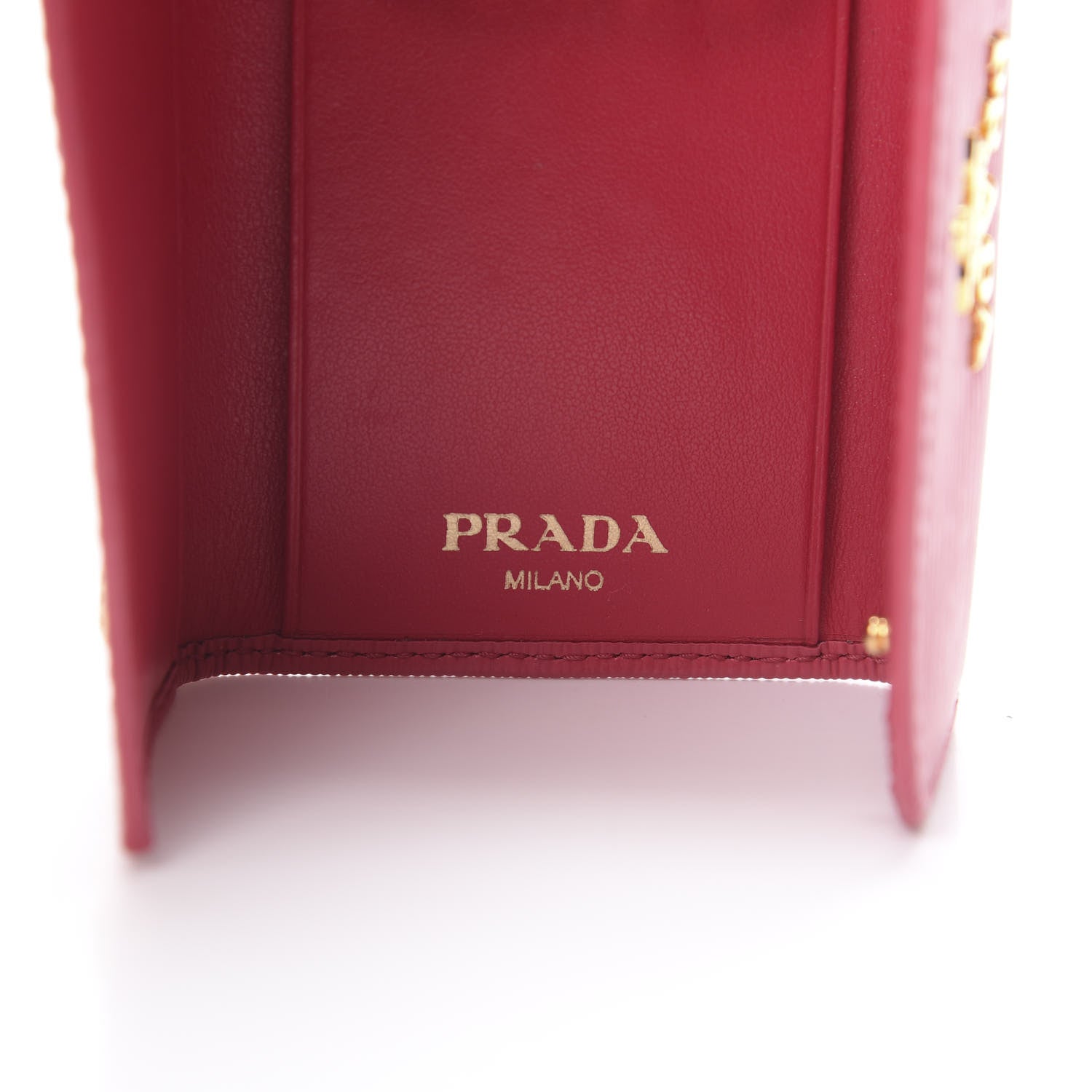 Prada Vitello Move Metal 6 Key Holder Peonia 6 of 10