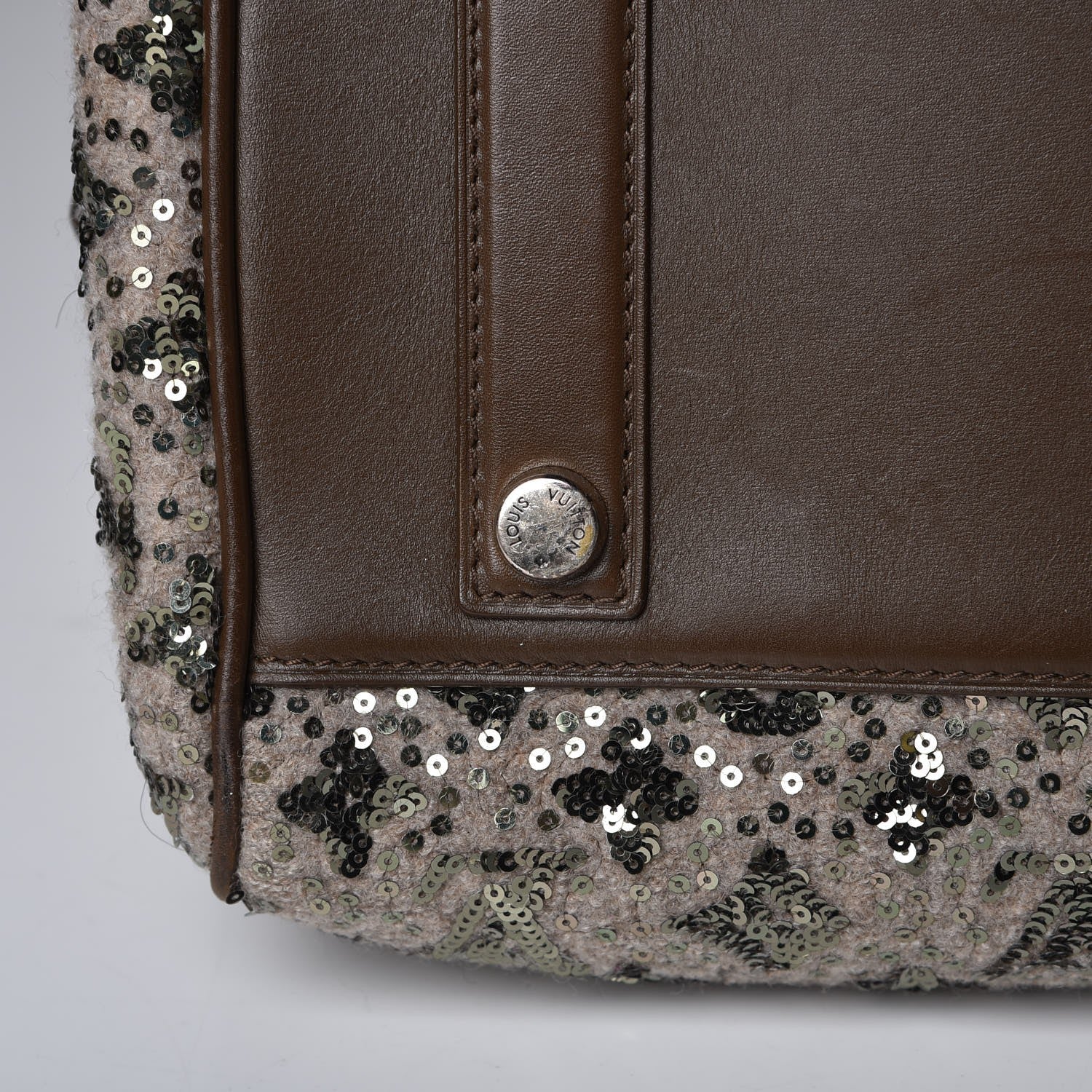 Louis Vuitton Sequin Monogram Sunshine Express Speedy Kaki 19 of 23