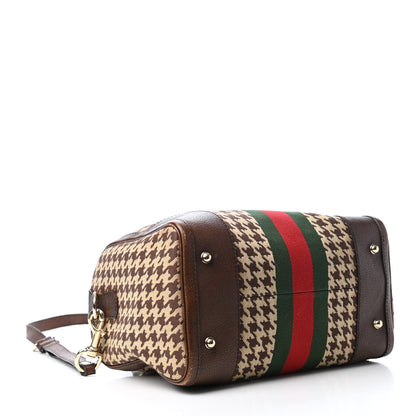Gucci Fabric Pied De Poule Seventies Web Boston Brown 3 of 4