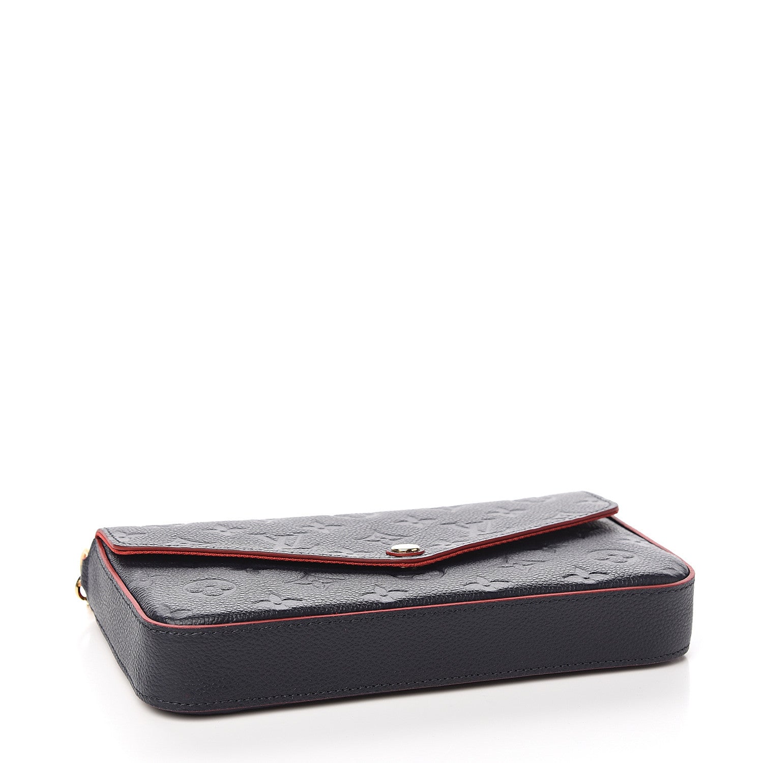 Louis Vuitton Empreinte Pochette Felicie Chain Wallet Marine Rouge 4 of 12