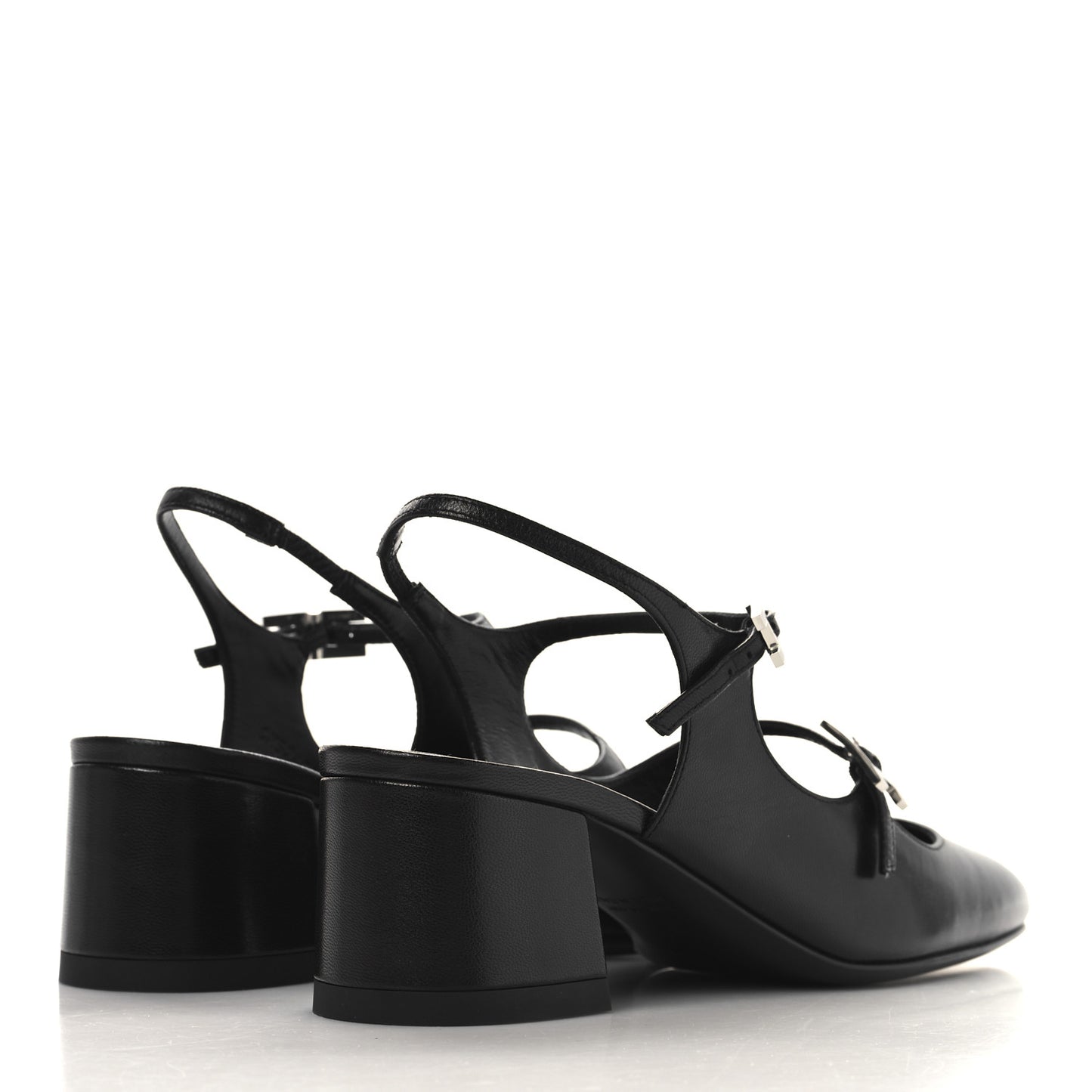 Goatskin Jackie 50 Pumps 37 Black