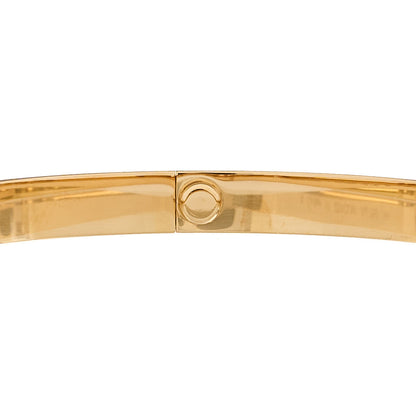 Cartier 18K Yellow Gold Medium LOVE Bracelet 17 7 of 9