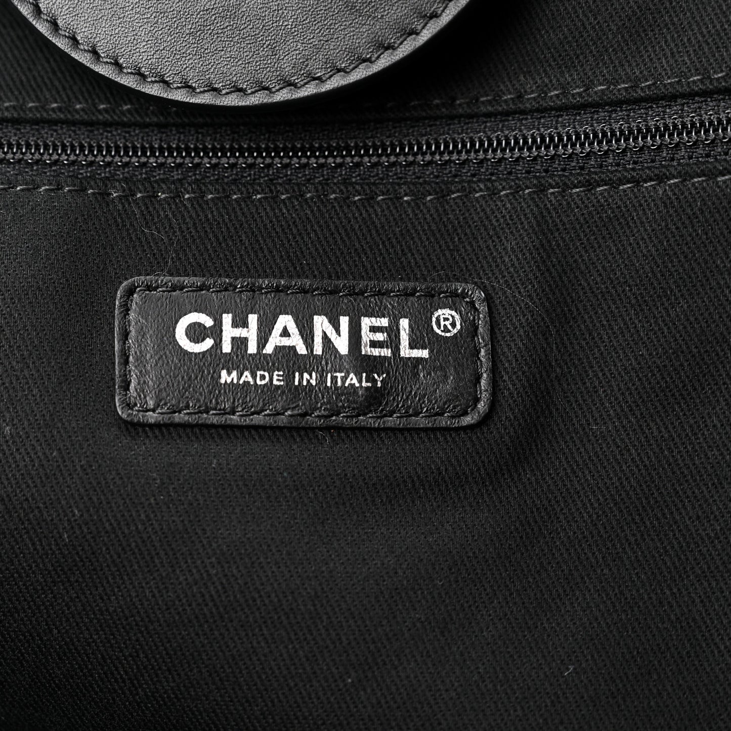 Shearling Extra Large Deauville Tote Black