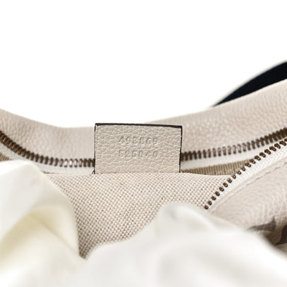 Gucci Grained Calfskin Logo Belt Bag White 9 of 13