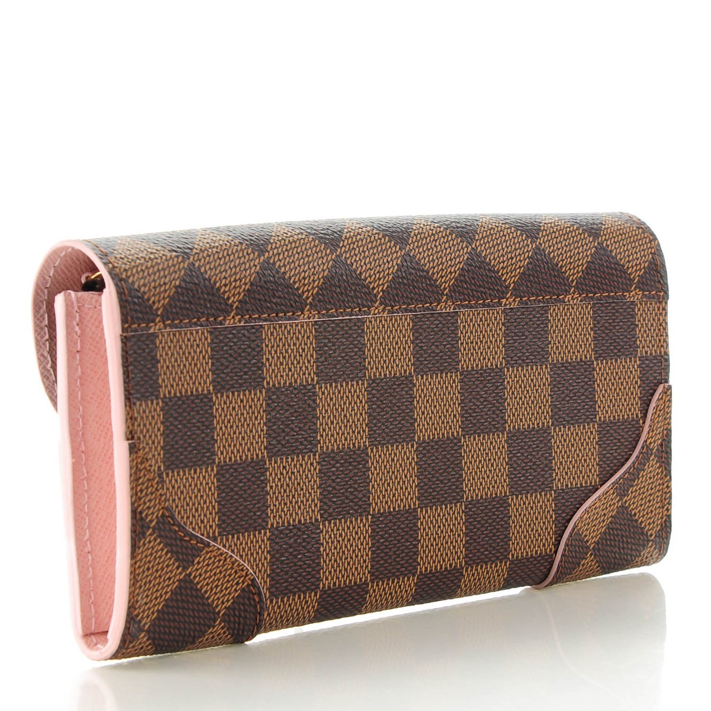 Damier Ebene Caissa Wallet Rose Ballerine