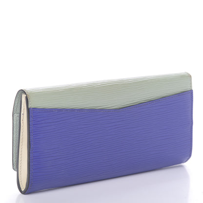 Louis Vuitton Electric Epi Flore Tri-Color Wallet Amande 3 of 7