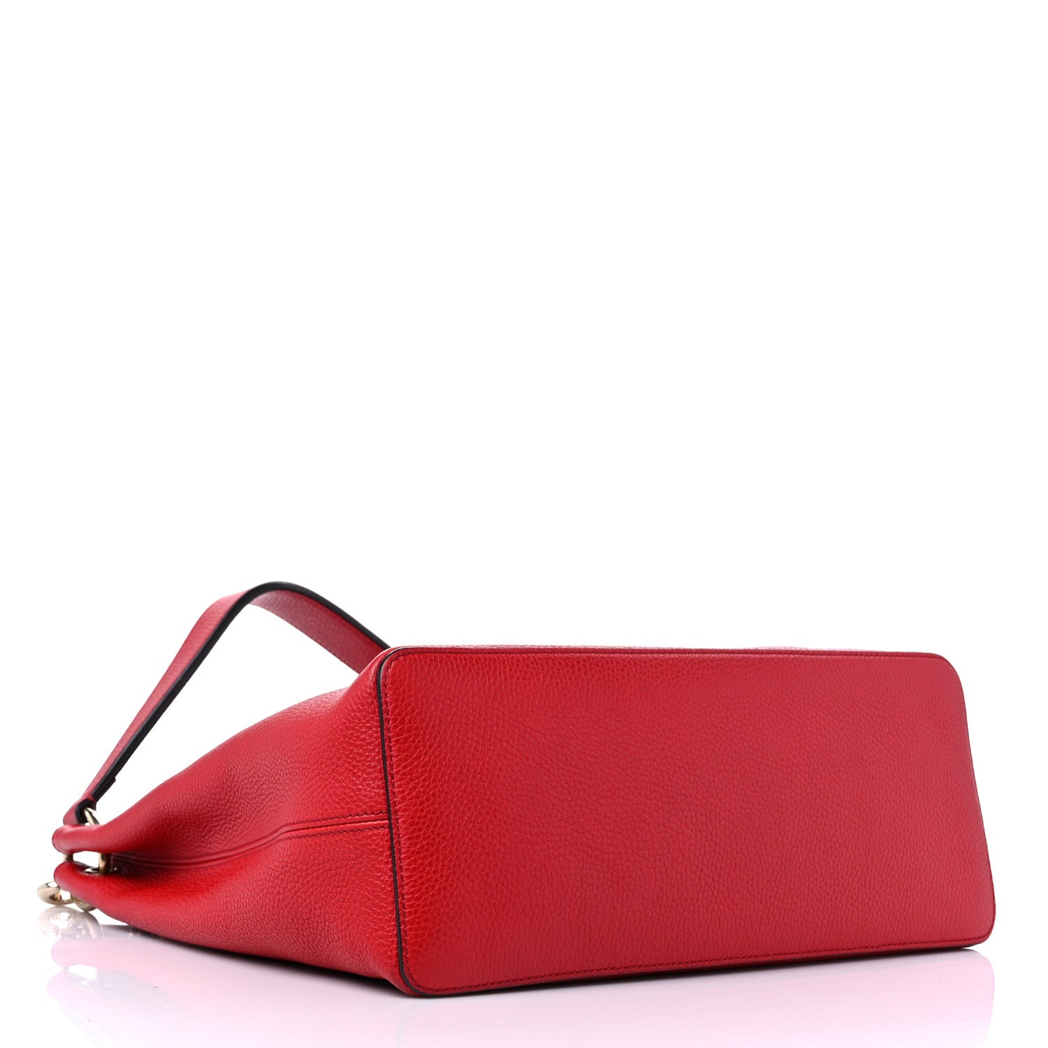 Gucci Pebbled Calfskin Large Soho Hobo Tabasco Red 4 of 13