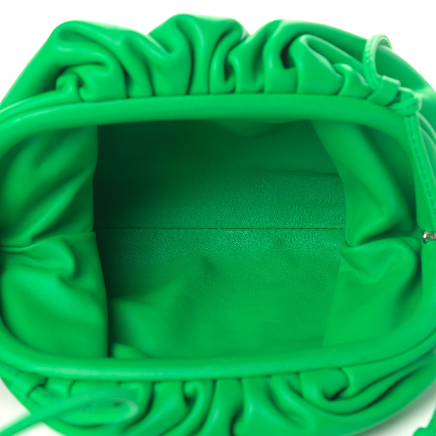Butter Calfskin The Mini Pouch Parakeet