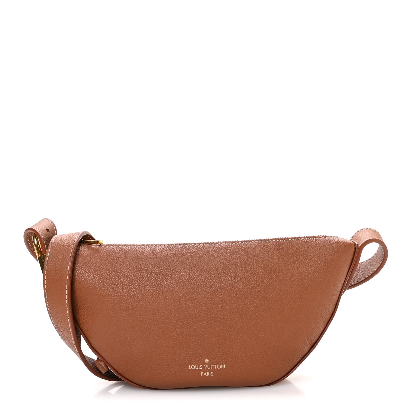 Smooth Calfskin Low Key Bumbag Cognac