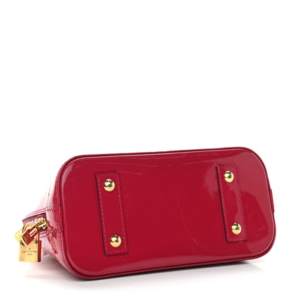Louis Vuitton Vernis Alma BB Rose Indien 4 of 10