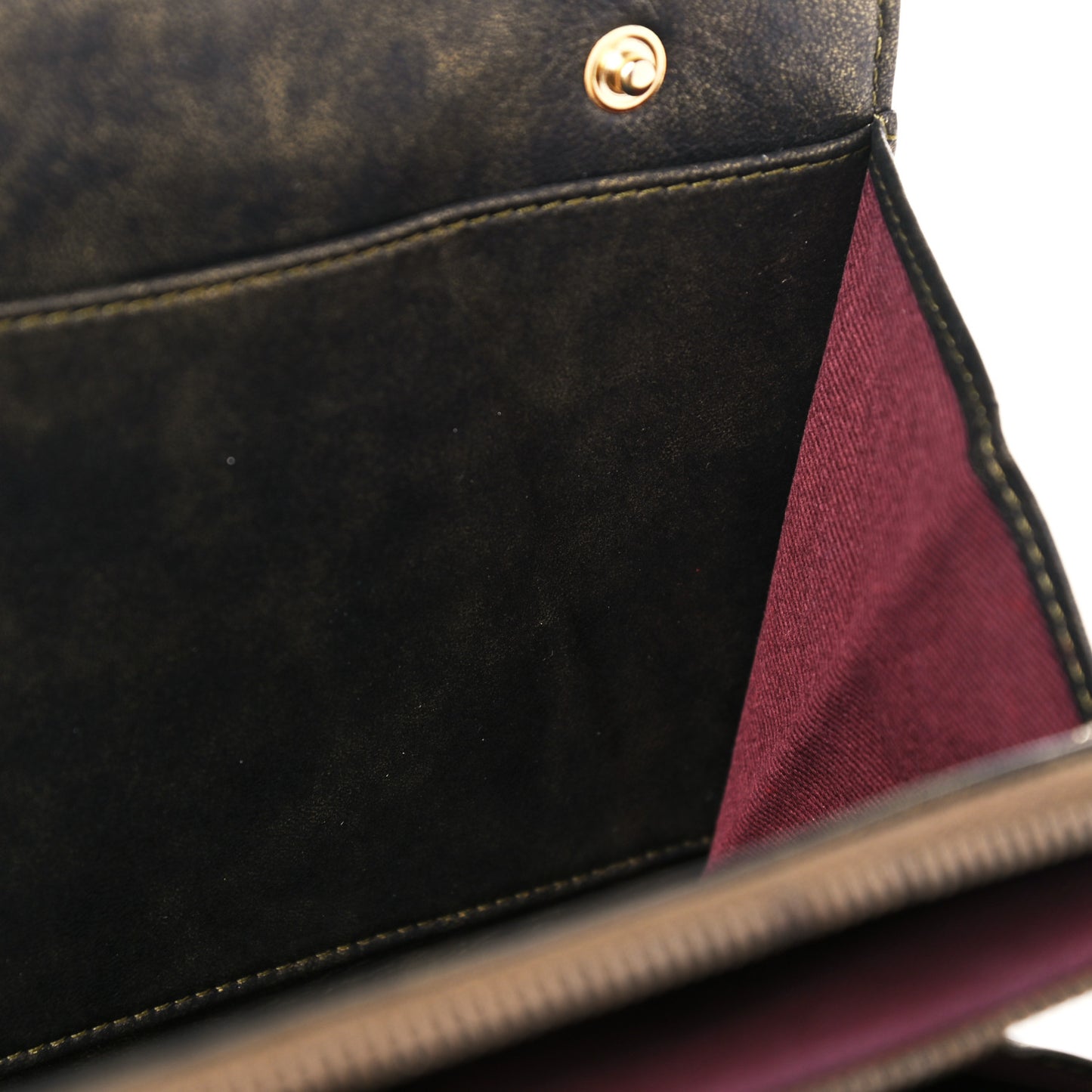 Calfskin Quilted Chain CC Chain Clutch Argent Fonce