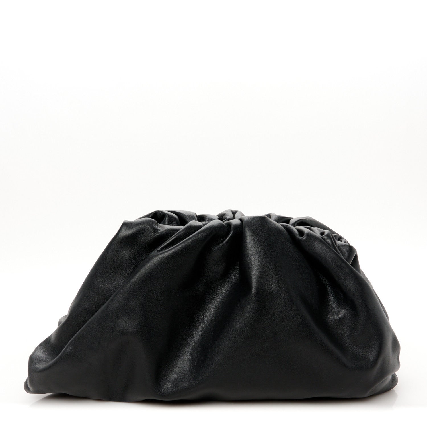 Bottega Veneta Smooth Butter Calf The Pouch Oversized Clutch Black 1 of 11