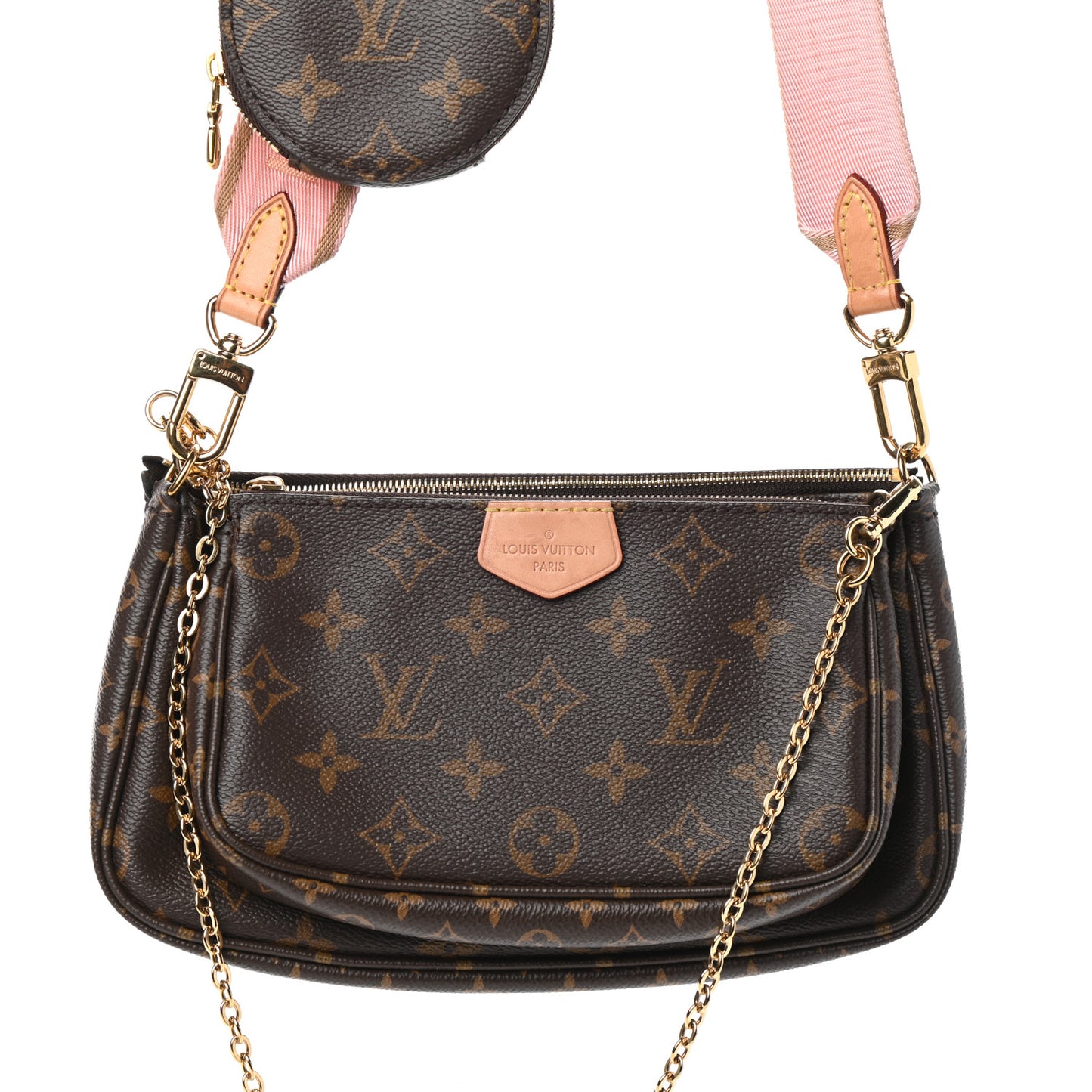 Monogram Multi Pochette Accessories Rose Clair
