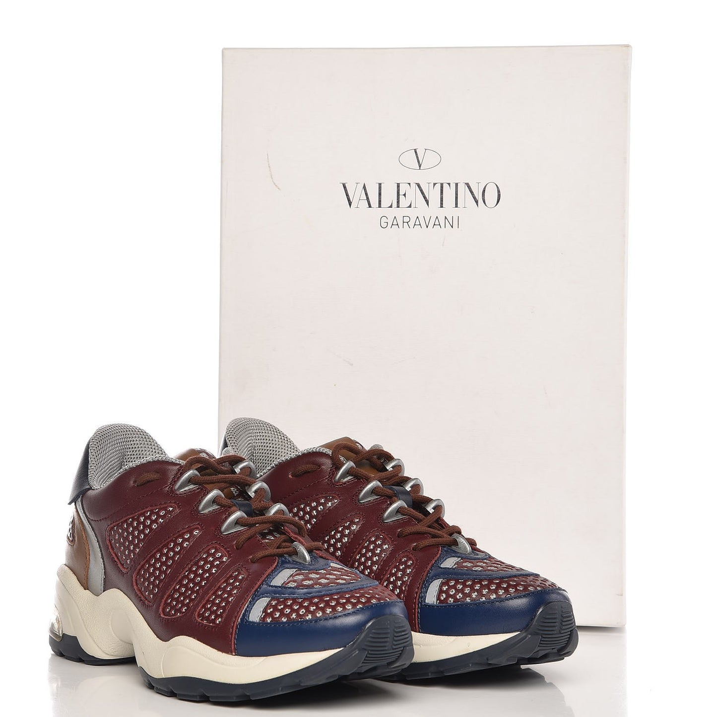 Nappa Mesh Laser Cut Mens X-Ray Sneakers 39.5 Rubin Multicolor