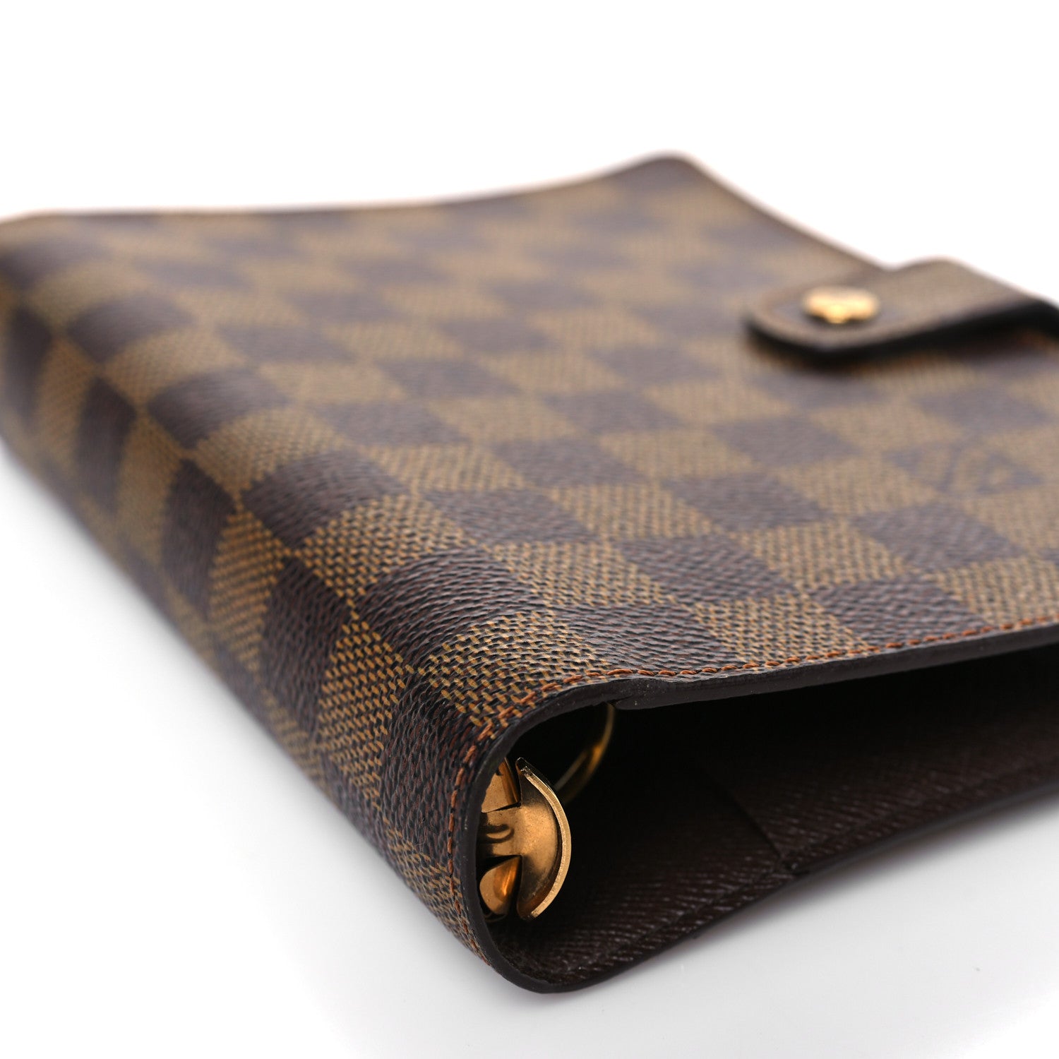 Louis Vuitton Damier Ebene Medium Ring Agenda Cover 7 of 8