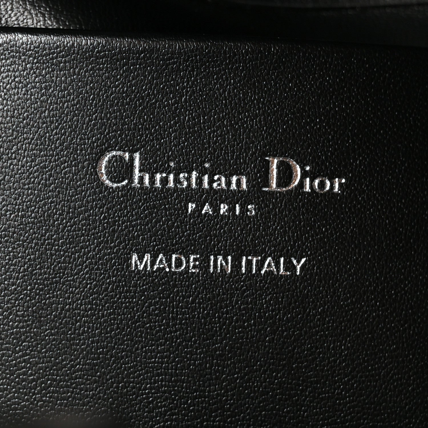 Christian Dior Crinkled Calfskin Macrocannage Small Toujours Vertical Tote Black 6 of 10