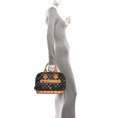 Louis Vuitton Monogram Multicolor Alma PM Black 2 of 9