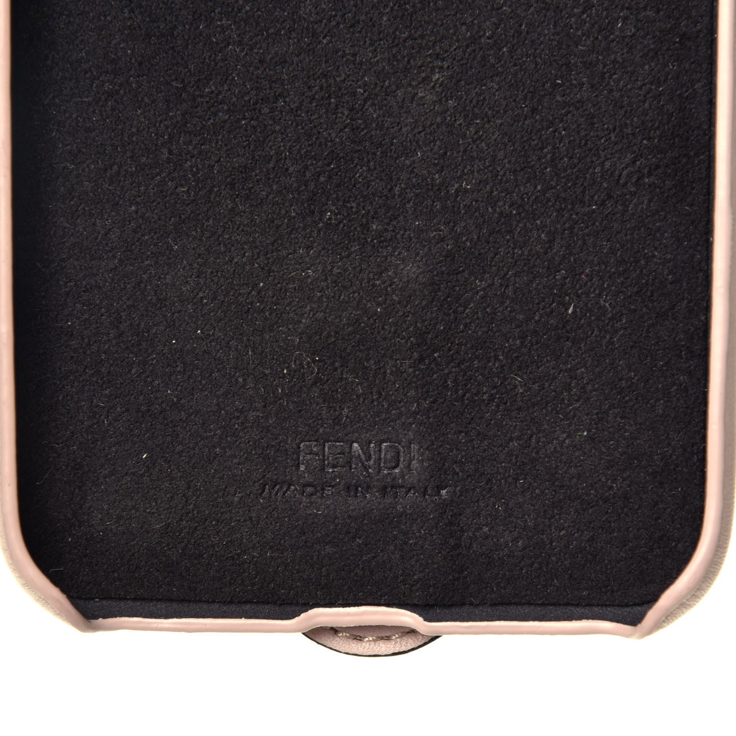 Fendi Calfskin Scalloped Studded Pearl iPhone X Case Soap 4 of 5