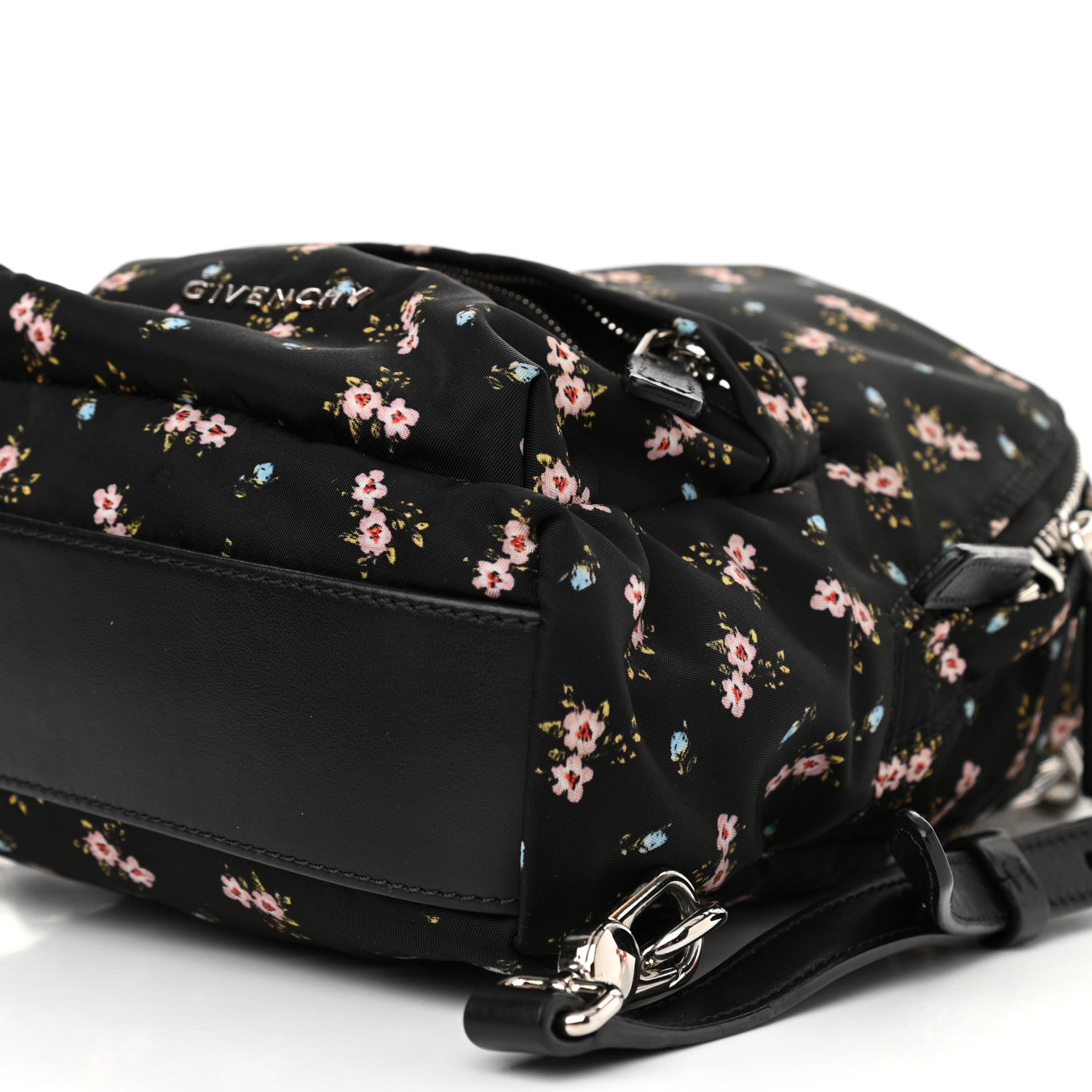 Givenchy Tech Twill Nylon Hibiscus Print Nano Backpack Multicolor 10 of 12