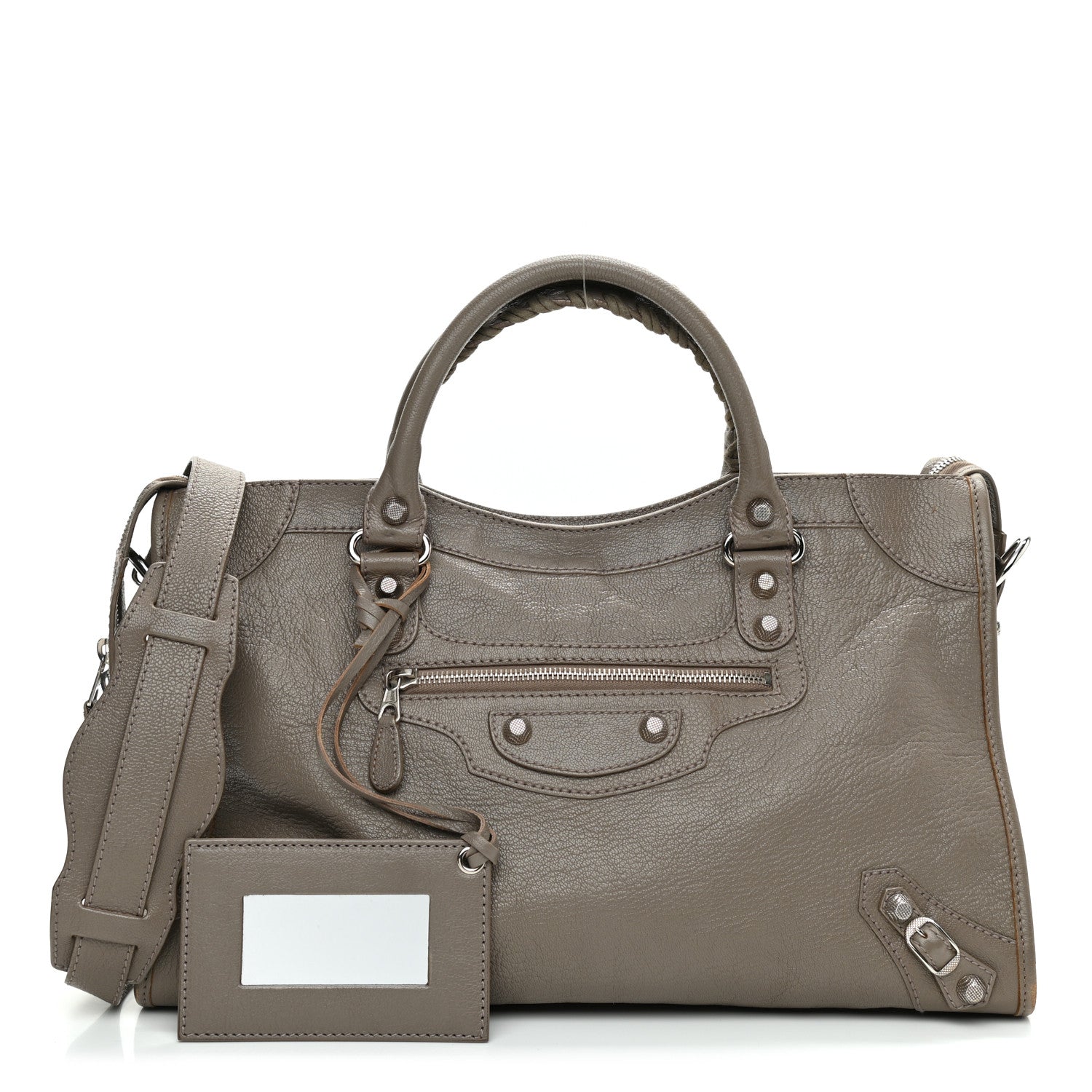 Balenciaga Chevre Hamilton Giant 12 Silver Hardware City Gris Poivre 1 of 12