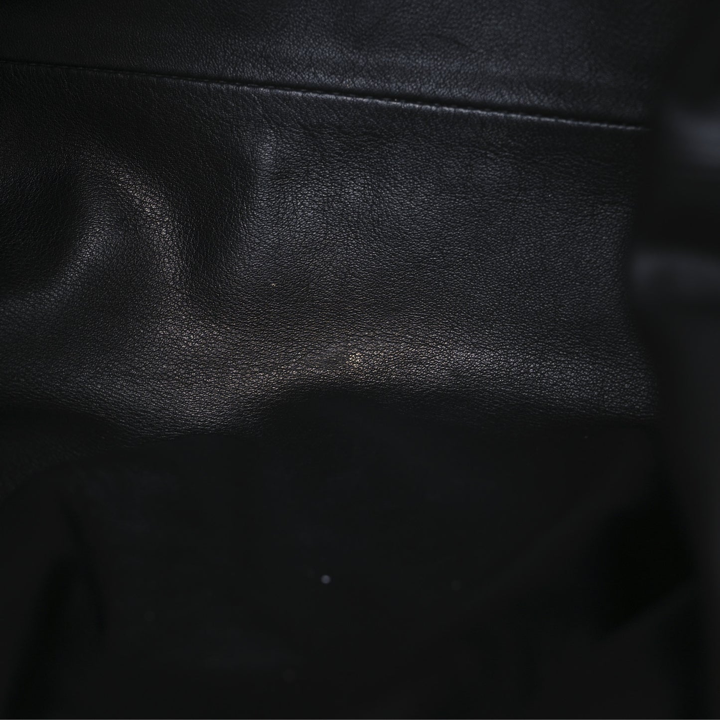 Smooth Butter Calf The Pouch Oversized Clutch Black